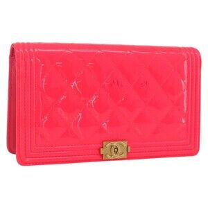 Chanel Boy CHANEL Matelasse Long Wallet